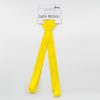 Yellow satin ribbon for gift wrapping or decorations, 2 meters long, elegant and versatile luxury craft material from Deva Designs.