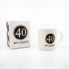 40th birthday gift mug with 