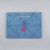 Recipe cards in a light blue envelope with butterfly design, perfect for organizing kitchen recipes and culinary notes.