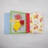 Colorful birthday greeting card with floral design, polka dots, and cheerful message perfect for special occasions.