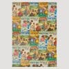 Colorful collage of vintage children's books including 