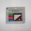 Bright liquid chalk and dry erase markers with vibrant ink in a set, perfect for chalkboards, dry erase boards, and creative surfaces. Ideal for school, office, or art projects.