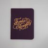 Forkdie Thoughts notebook with elegant handwritten-style cover design for personal journaling or note-taking.