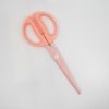 Pink kitchen scissors for food prep and culinary use at The Wraperie. Perfect for cutting wraps, paper, or food items with sleek design and safety feature. Ideal kitchen tool for home cooks.