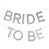 Bride and to-be sign decoration for wedding celebration, wedding sign banner, bridal shower or bachelorette party decor, elegant wedding accessory, wedding day accessories, wedding event decor.