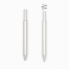 Sleek white disposable stylus pen with a gold accent, designed for digital touchscreens and note-taking. Perfect for use with tablets and smartphones for smooth, precise writing and drawing.