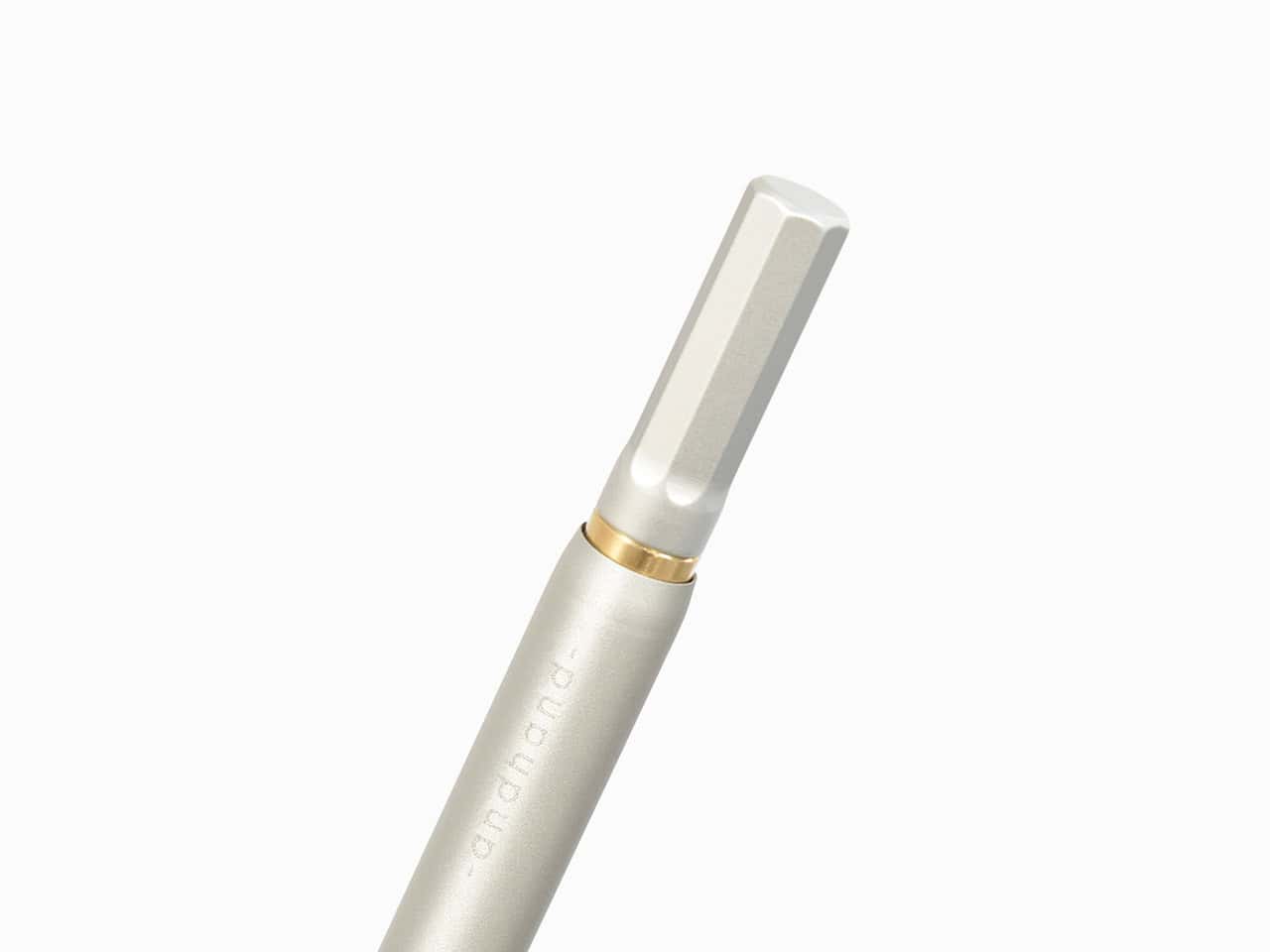 Sleek and modern white vape pen with a gold accent, showcasing a stylish design for vaping enthusiasts. Perfect for discreet, portable vaping experiences with premium aesthetics.