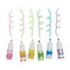Colorful confetti and adorable animal-themed glue bottles for kids, perfect for arts and crafts, party favors, and creative projects. Bright, playful, and easy to use.