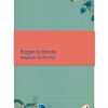 Colorful butterfly and floral themed magnetic to-do pad featuring vibrant illustrations and ample writing space for daily tasks, designed by Roger la Borde for organizing your day.