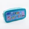 Colorful Peppa Pig themed pencil case with fun graphics and the words "Fun Times," ideal for kids' school supplies.