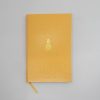 Bright yellow notebook with gold embossed pineapple and "BRIGHT IDEAS" text for creative journaling.