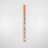 Bright orange scented decorative pen with playful Halloween-themed designs, perfect for children and teenagers for school, arts, and crafts projects.