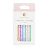 Colorful birthday candles with 