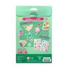 Colorful unicorn, narwhal, dolphin, and heart-shaped sticker pack with die-cut stickers and sheets, perfect for kids’ crafts, scrapbooking, and gift decorating.