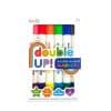 Brightly colored double-ended washable markers in vibrant shades, perfect for kids' art projects.