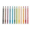 Colorful patterned food wrap pens for eco-friendly food storage and creative kitchen organization.