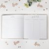 Notes and guest list planner with love-themed decorations, romantic notes, and event organization tools for special occasions.
