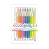 Bright pastel watercolor paintbrush colored pencils set for art and coloring projects, perfect for artists, students, and kids.