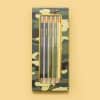 Work hard play hard, Be kind, Trailblazer, Say yes to adventure, Never stop exploring pencil set on camouflage packaging for creative writing and motivational themes for The Wraperie.