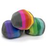 Vibrant rainbow-colored gummies with gray accents, shaped like rocks, offering a fun and colorful candy experience. Perfect for parties, celebrations, or adding a pop of color to your treat collection.