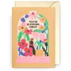 Bright floral greeting card with the message "You're Blooming Great" perfect for express love and encouragement. Ideal for gifting or sending cheerful messages.