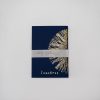 Elegant navy blue notebook with gold foil tree branch design, ideal for personalized journaling, note-taking, or gift use, featuring 40 blank pages for creative writing or planning.