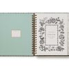 Elegant 2024-2025 monthly and weekly planner with floral design cover, perfect for organizing personal and professional schedules, available at The Wraperie.
