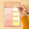 Mywraperie daily planner sheet for organizing your day with sections for plans, notes, self-care, food, and mood, perfect for productivity and mindfulness, featured on The Wraperie website.