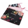 Luxurious floral wrap pouches featuring Ted Baker branding, ideal for makeup, jewelry, or accessories, available at The Wraperie. Perfect for gifting or personal use, showcasing stylish prints and high-quality fabrics.