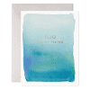 Elegant handmade greeting card featuring watercolor design with the message "You Are My Person", perfect for expressing love and appreciation. Ideal for special occasions or heartfelt notes.