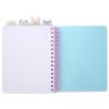 Bright pastel notebook with cute animal sticky notes, ideal for journaling, planning, or organizing, featuring colorful paper clips and playful designs for kids and teens.