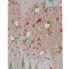 High-quality holiday-themed gift bag featuring festive winter woodland scene with deer, rabbits, birds, and snow-covered trees, perfect for Christmas presents from The Wraperie.