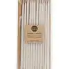 Beeswax candles in a pack of twelve, handcrafted with 100% pure beeswax, ideal for eco-friendly home decor and celebrations.
