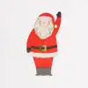 Festive Santa Claus cartoon figure perfect for holiday wraps and seasonal decor – cheerful, colorful, and adds Christmas spirit to packaging at The Wraperie.
