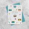 Impressed cassette tapes card