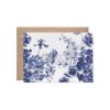 Beautiful floral thank you card featuring blue watercolor flowers for thoughtful appreciation, perfect for gifting or personal notes.