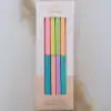 Colorful pastel sticky notes set in slim pens with black ballpoint tips, perfect for planners, note-taking, and organization at The Wraperie.