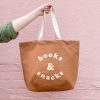 Reusable tote bag with 