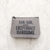 Cheesy quote tote bag with 