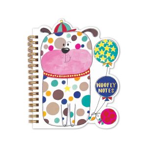 Shaped notebook dog
