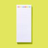 Best Teacher Ever recognition notepad with colorful text, ideal for teachers appreciation and classroom uses.