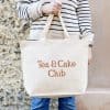 Reusable tote bag with 