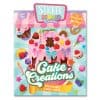Deluxe cake decorating kit with over 300 stickers, colorful toppers, and themed gift ideas from The Wraperie's Sticker Studio for kids' birthday celebrations.