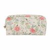 Bright floral patterned cosmetic bag with bees, perfect for storing makeup and accessories. Beautiful and practical, ideal for travel or everyday organization.
