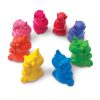 Colorful unicorn-shaped wax melts in a circle for home fragrance or decoration, featuring vibrant colors like pink, red, blue, green, yellow, and purple, perfect for enhancing your space.