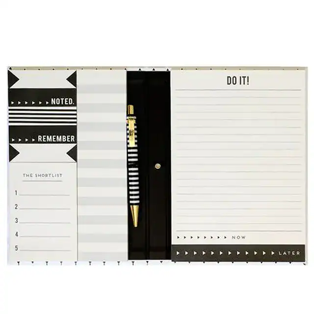 To-Do List and Notes Board with Pen, Modern Magnetic Memo Board for Organization and Planning at The Wraperie.