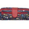 Colorful superhero-themed pencil case with multiple compartments, ideal for students to organize pens, pencils, and stationery supplies. Perfect for school, arts, or crafts.