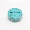 Mt deco adjustable tape dispenser tape in turquoise color, compact and practical office accessory, used for craft and decoration projects at The Wraperie.