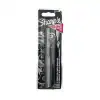 Sharpie metallic marker for dark surfaces, ideal for creative projects, arts, and crafts, providing bold, permanent ink in a sleek silver finish.