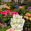 Colorful flower garden with a 
